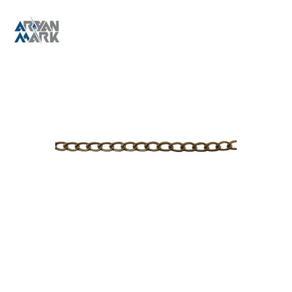 زنجیر آهنی طلایی براق کد 008
