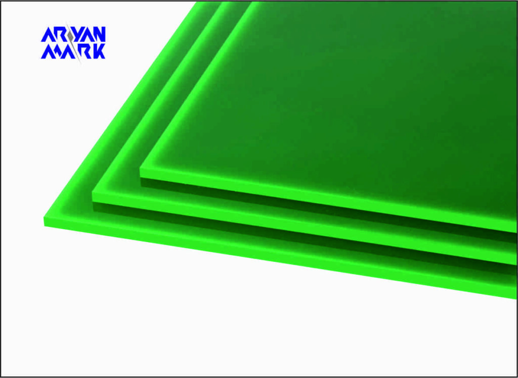 Green plexiglass sheet min