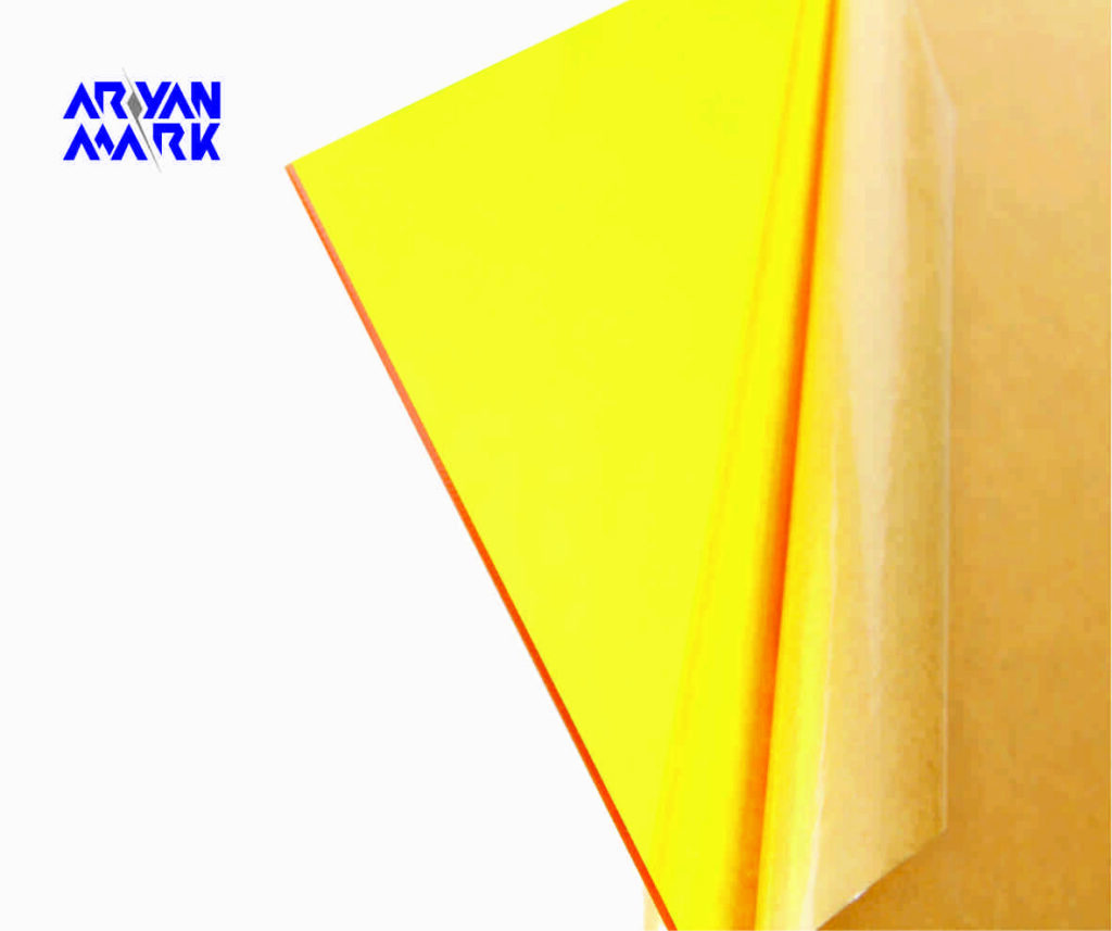 Yellow Plexiglas sheet min