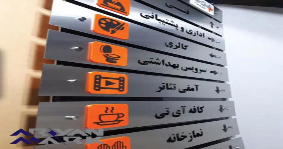 ساخت تابلو اداری با پلکسی گلاس در خانه