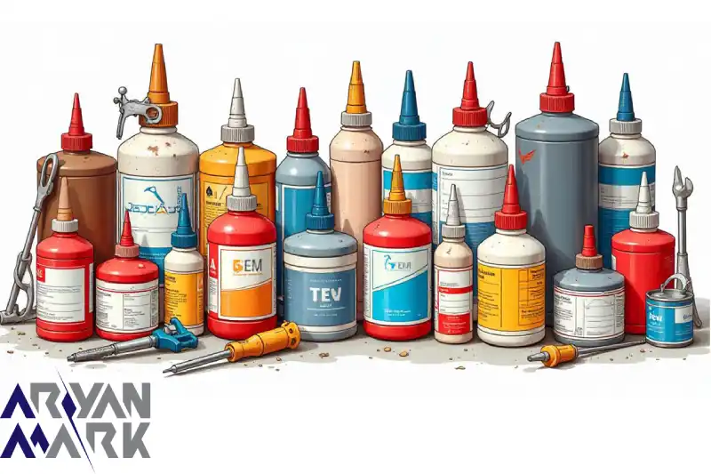 راهنمای کامل انواع چسب و کاربردهای آن در صنایع مختلف 3 تعداد زیادی چسب